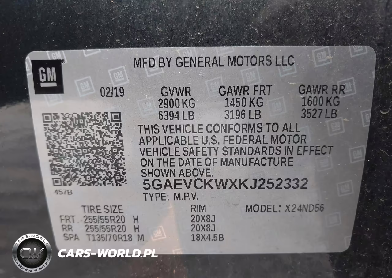2019 Buick Enclave Awd Avenir VIN:5GAEVCKWXKJ252332 - 9
