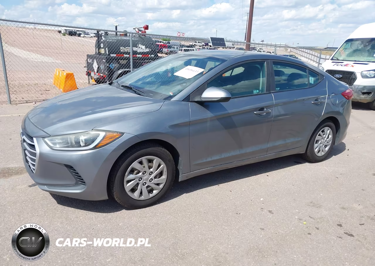 2017 Hyundai Elantra Se VIN:KMHD74LF8HU117698 - 2