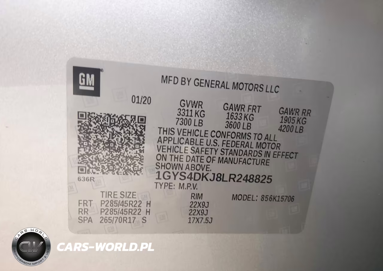 2020 Cadillac Escalade 4Wd Platinum VIN:1GYS4DKJ8LR248825 - 9