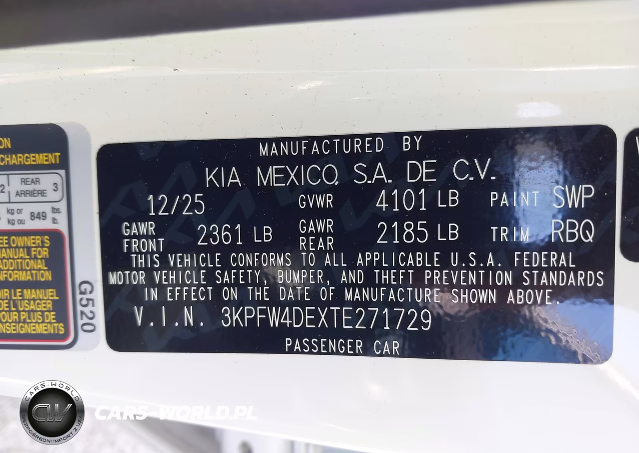 2026 Kia K4 Gt-Line VIN:3KPFW4DEXTE271729 - 9