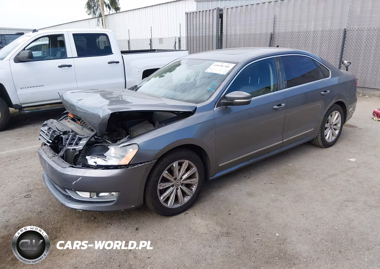 2013 Volkswagen Passat 2.5L Sel Premium VIN:1VWCP7A34DC053649 - 2