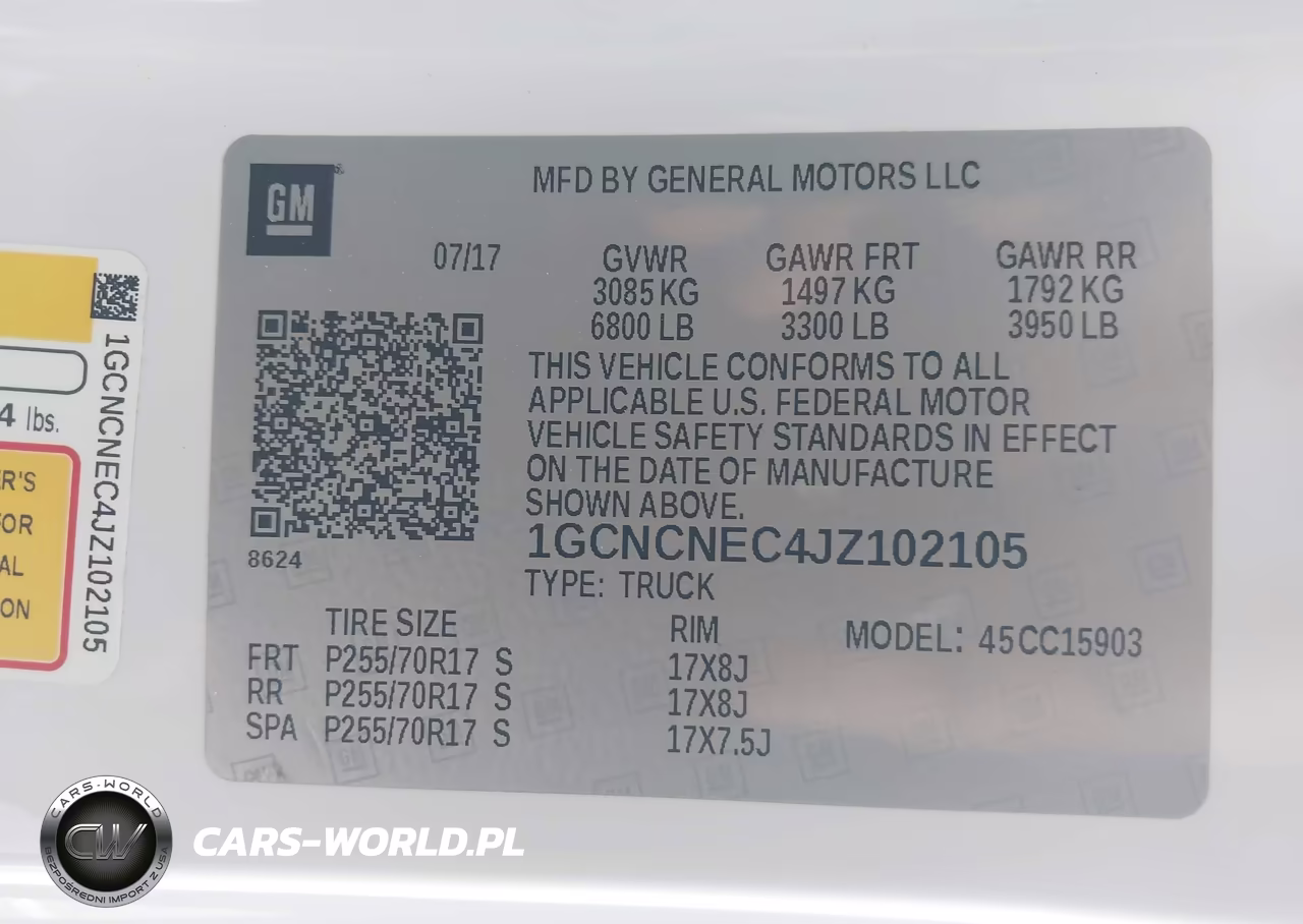 2018 Chevrolet Silverado 1500 Wt VIN:1GCNCNEC4JZ102105 - 9