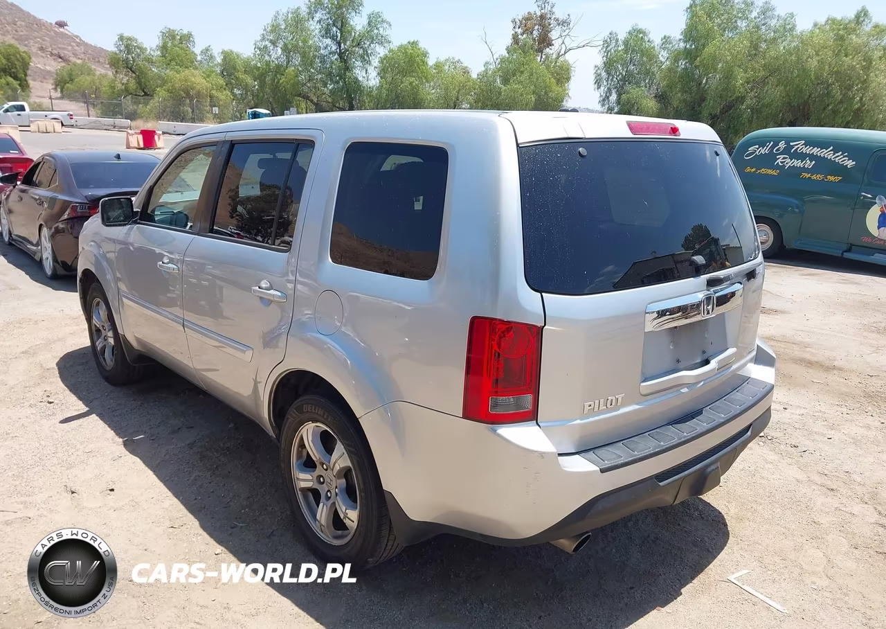 2013 Honda Pilot Ex-L VIN:5FNYF3H58DB018496 - 3