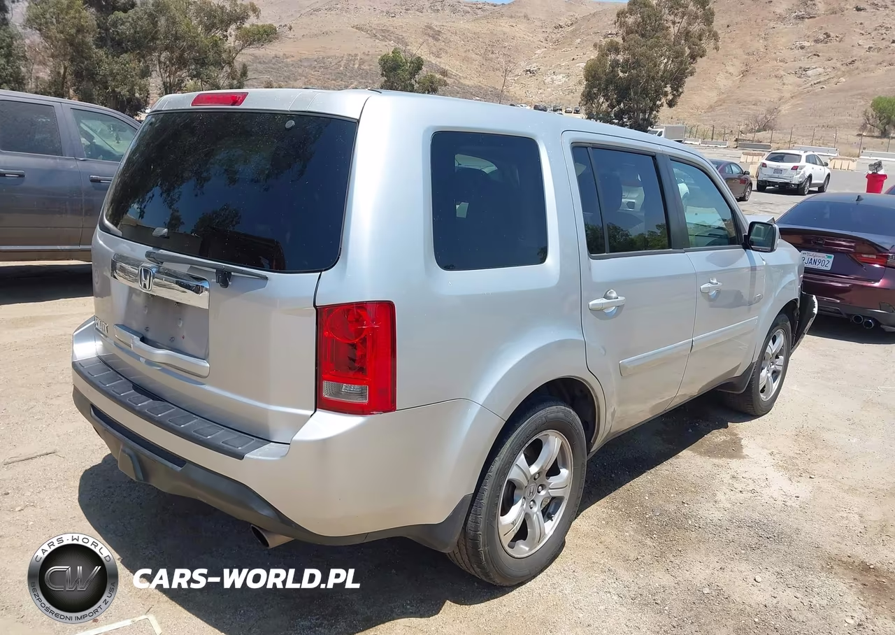 2013 Honda Pilot Ex-L VIN:5FNYF3H58DB018496 - 4