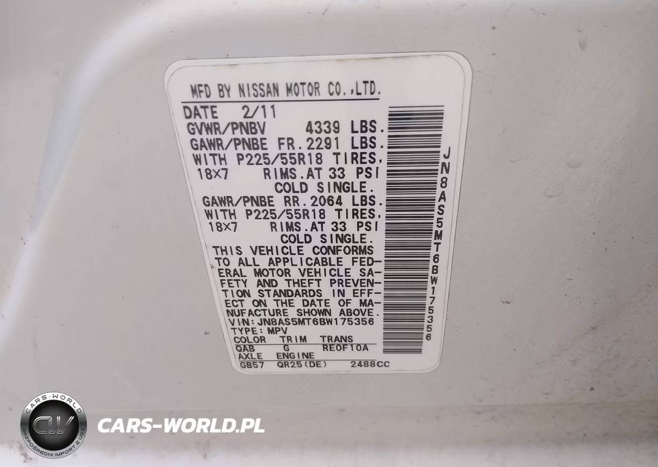 2011 Nissan Rogue S Krom Edition VIN:JN8AS5MT6BW175356 - 9