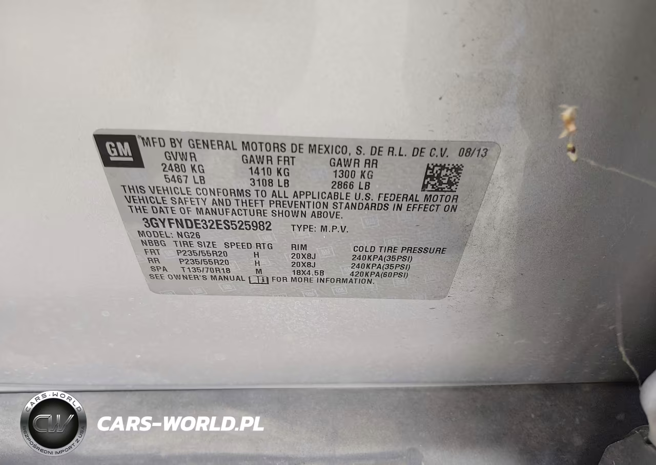 2014 Cadillac Srx Premium Collection VIN:3GYFNDE32ES525982 - 9