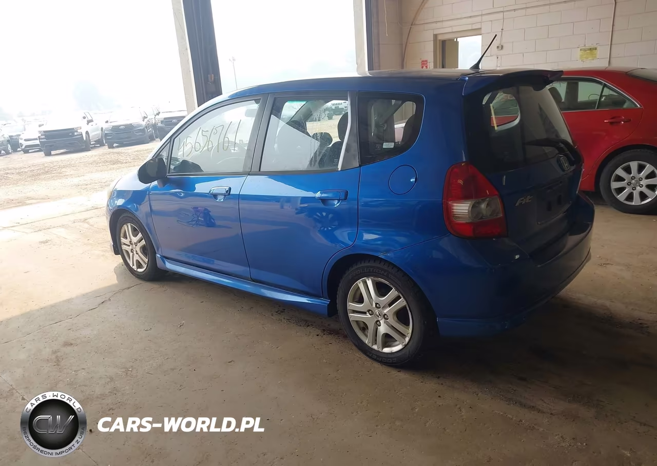 2007 Honda Fit Sport VIN:JHMGD38657S053450 - 3