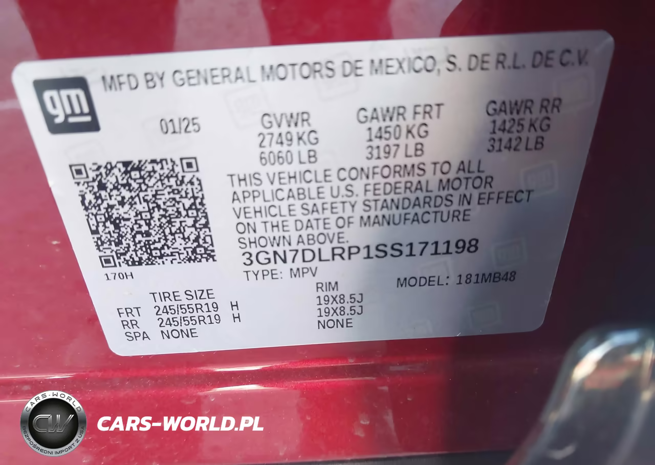 2025 Chevrolet Equinox Ev Lt VIN:3GN7DLRP1SS171198 - 9