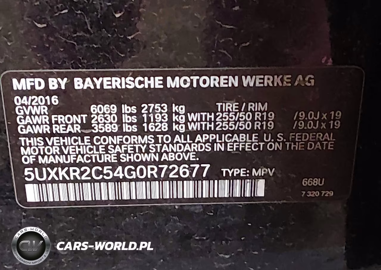 2016 BMW X5 Sdrive35I VIN:5UXKR2C54G0R72677 - 9