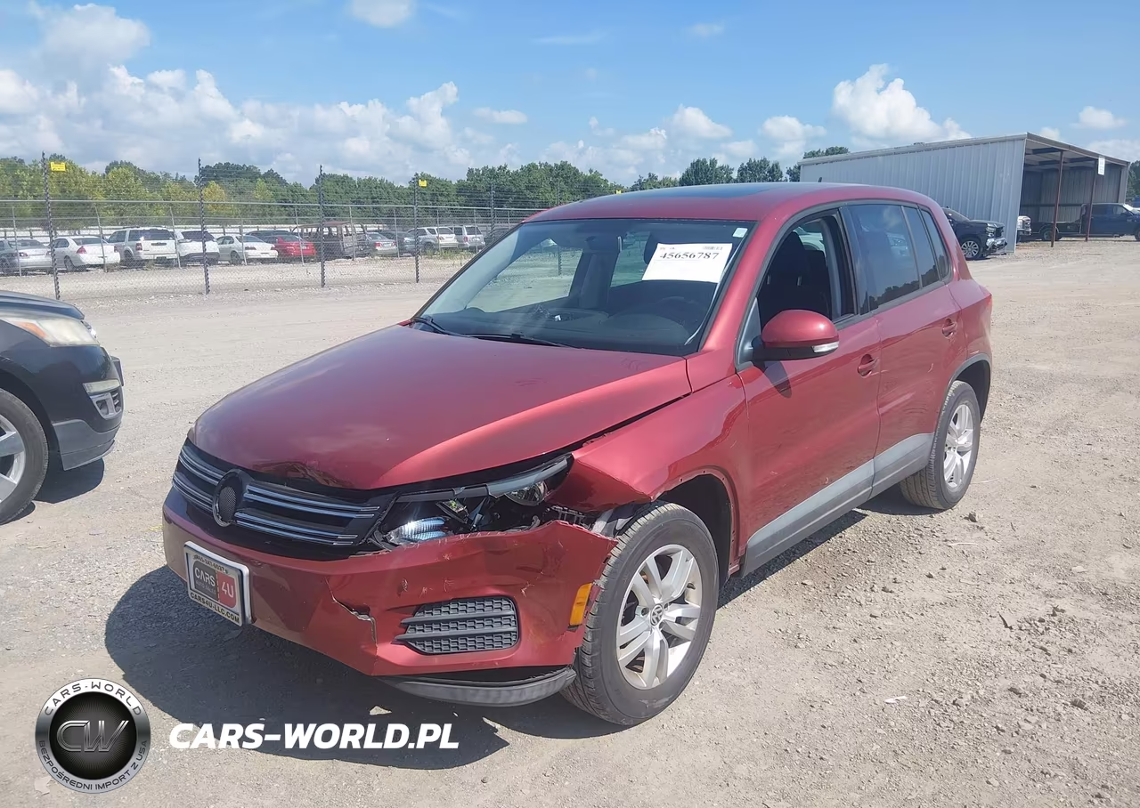 2012 Volkswagen Tiguan S VIN:WVGAV7AX9CW004412 - 2