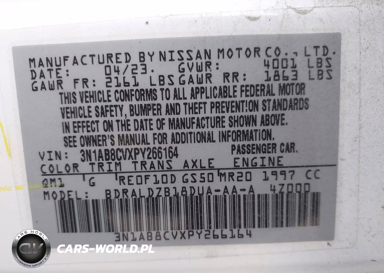 2023 Nissan Sentra Sv Xtronic Cvt VIN:3N1AB8CVXPY266164 - 9