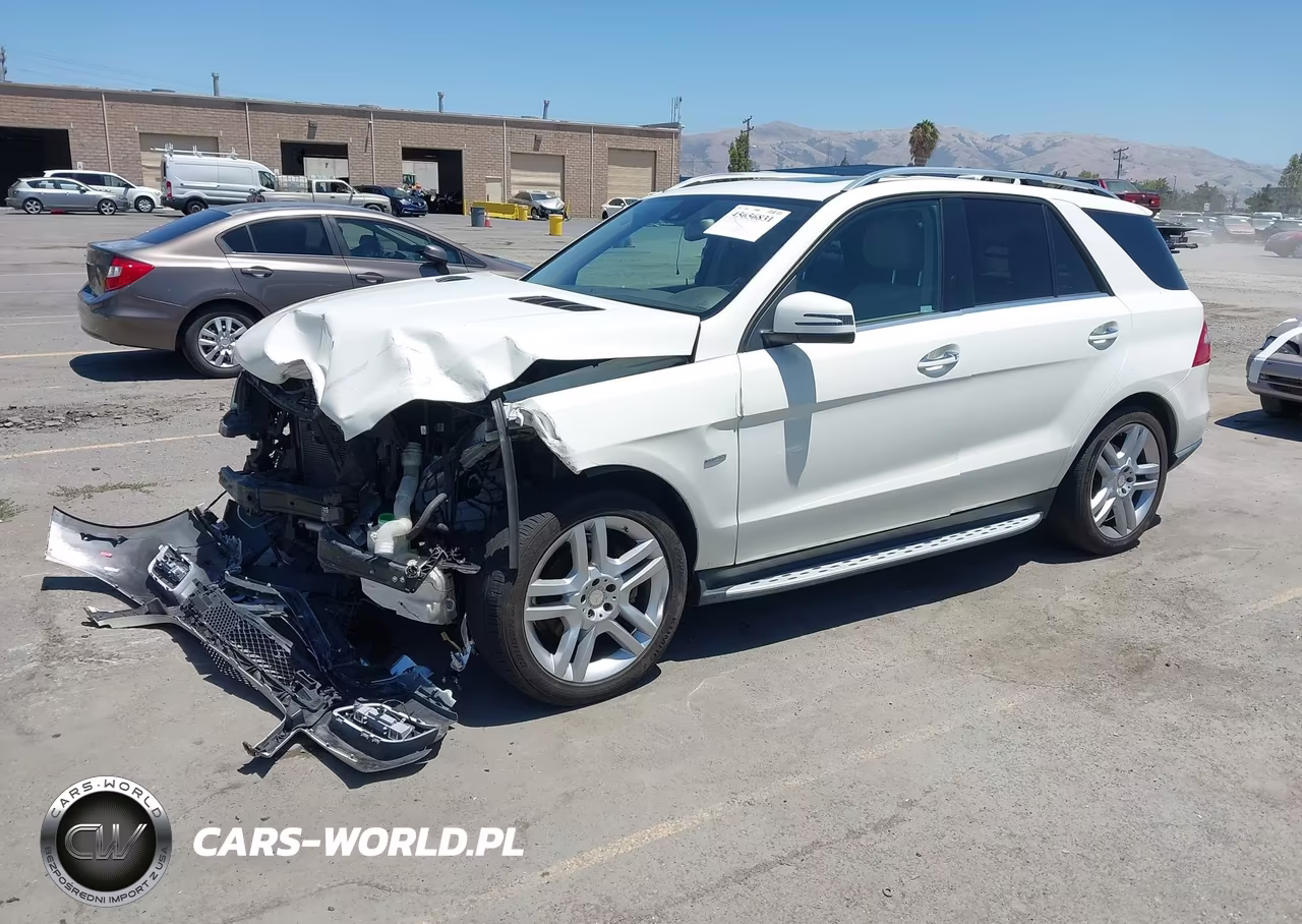 2012 Mercedes-Benz Ml 350 4Matic VIN:4JGDA5HB3CA042013 - 2