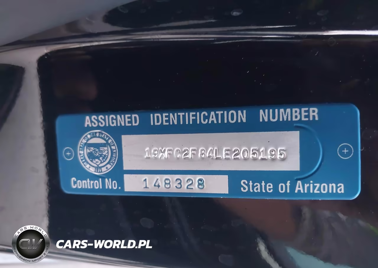 2020 Honda Civic Sport VIN:19XFC2F84LE205195 - 9