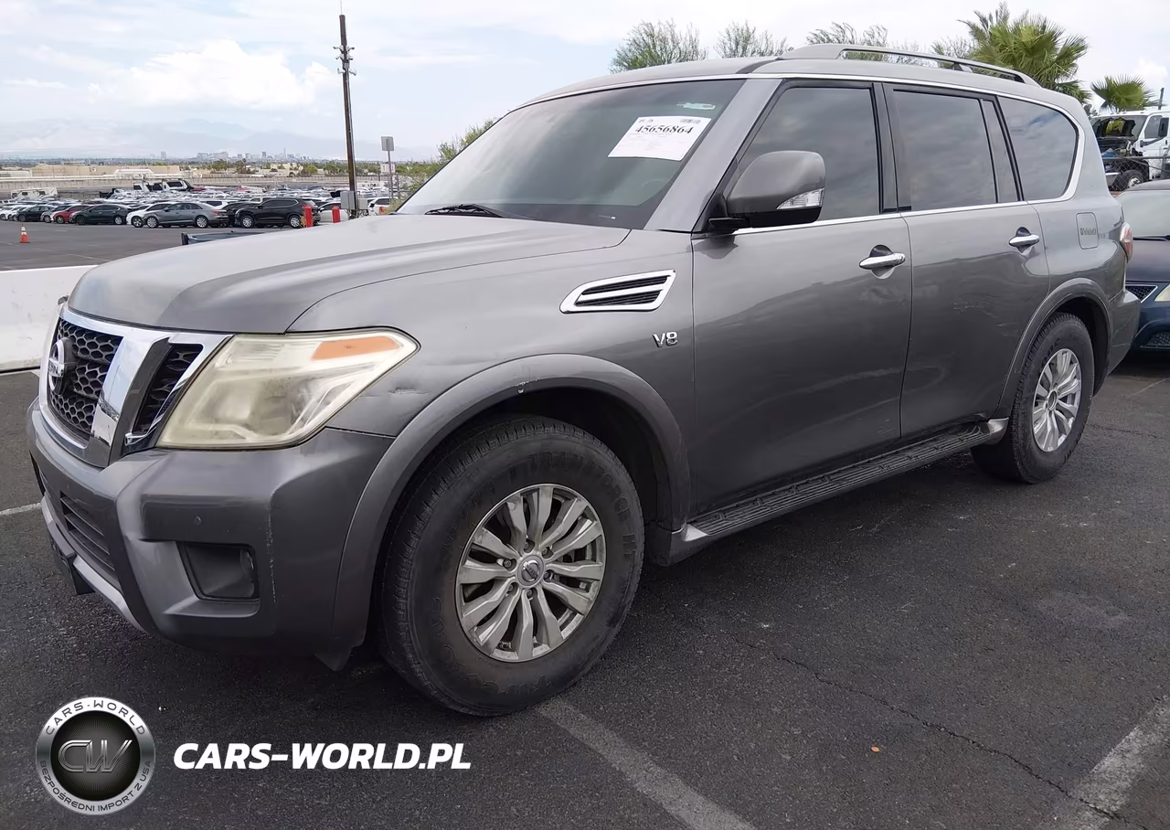 2017 Nissan Armada Sv VIN:JN8AY2ND3H9007766 - 2