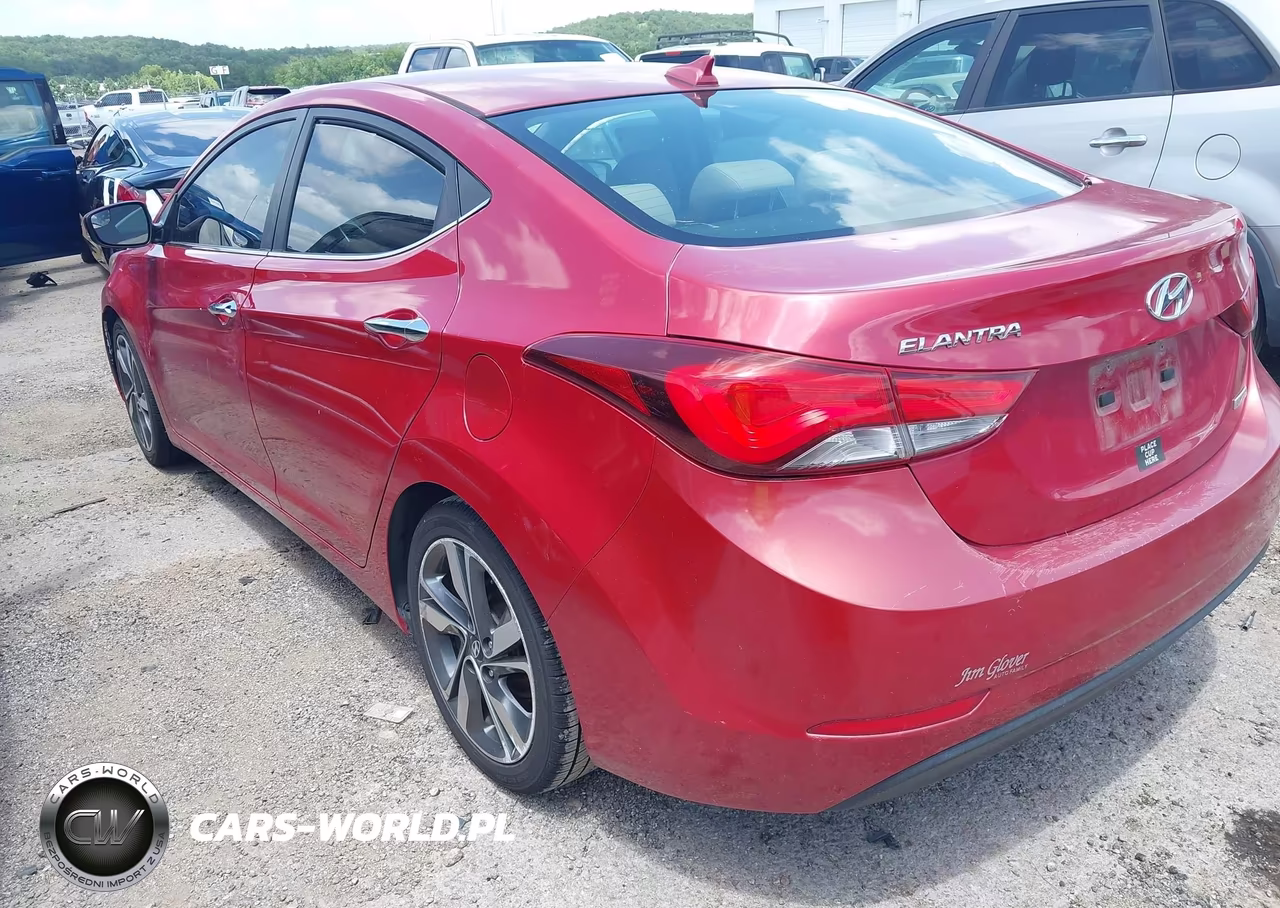 2015 Hyundai Elantra Limited VIN:KMHDH4AEXFU304123 - 3