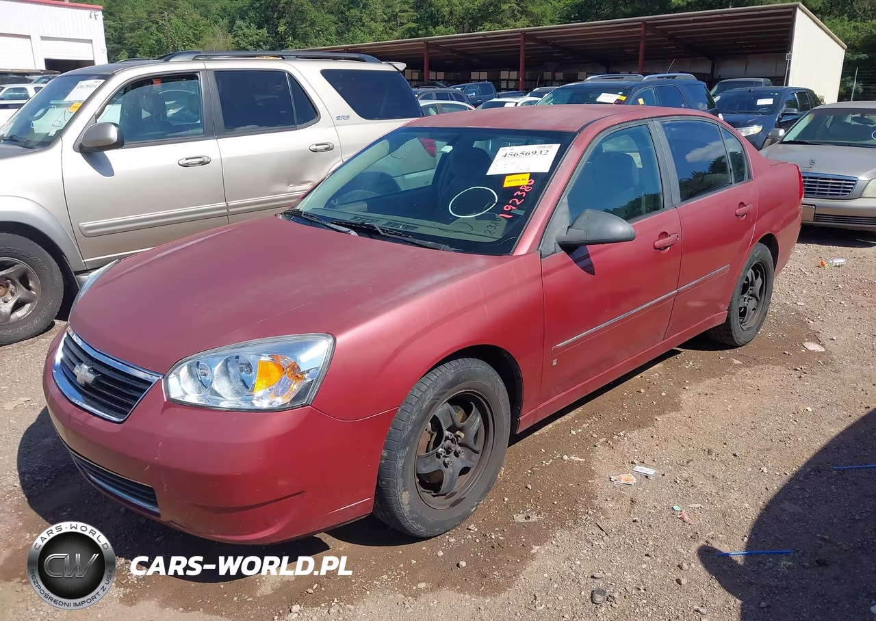 2006 Chevrolet Malibu Lt VIN:1G1ZT51886F192380 - 2
