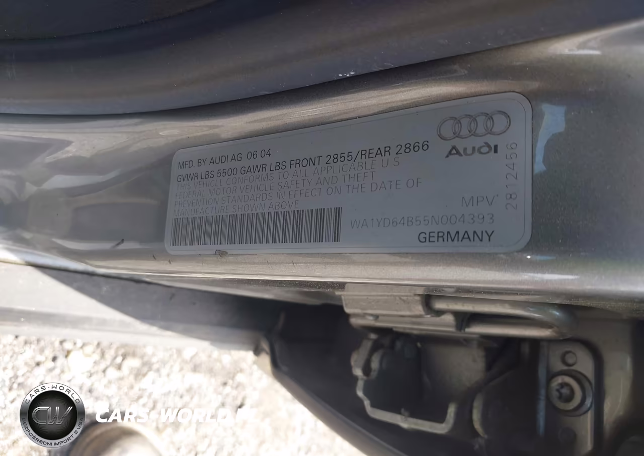 2005 Audi Allroad 2.7T VIN:WA1YD64B55N004393 - 9