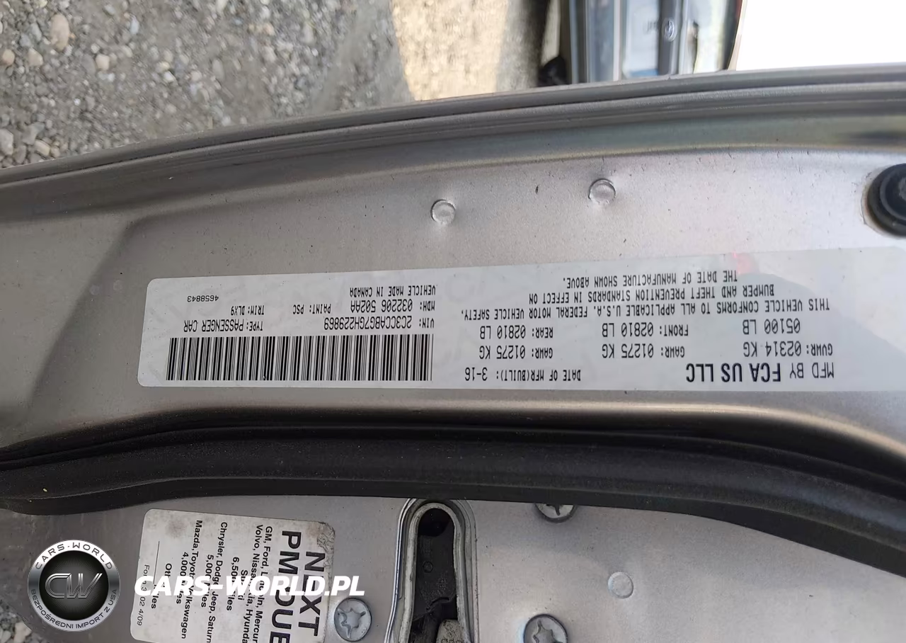 2016 Chrysler 300 300S VIN:2C3CCABG7GH229869 - 9