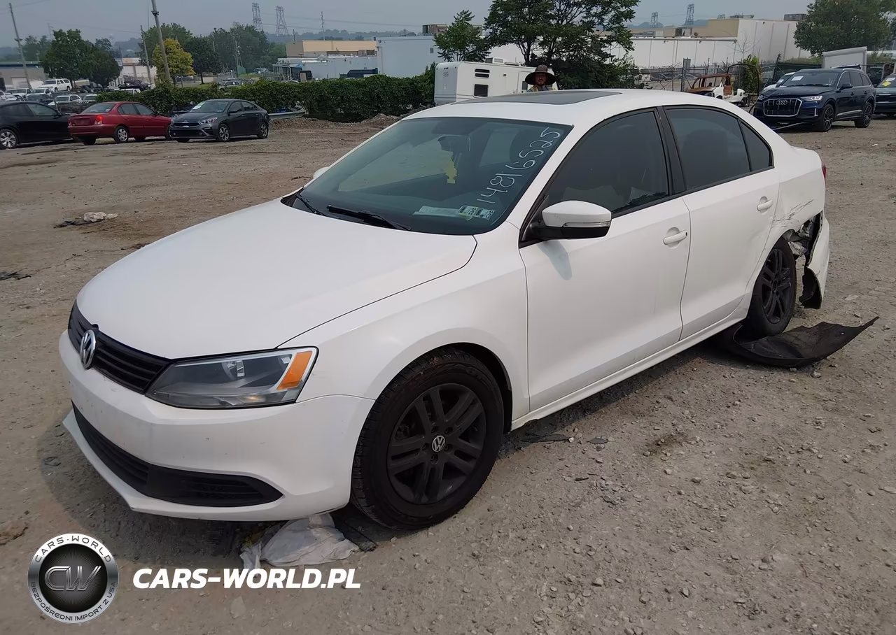 2012 Volkswagen Jetta 2.5L Se VIN:3VWDP7AJXCM326562 - 2