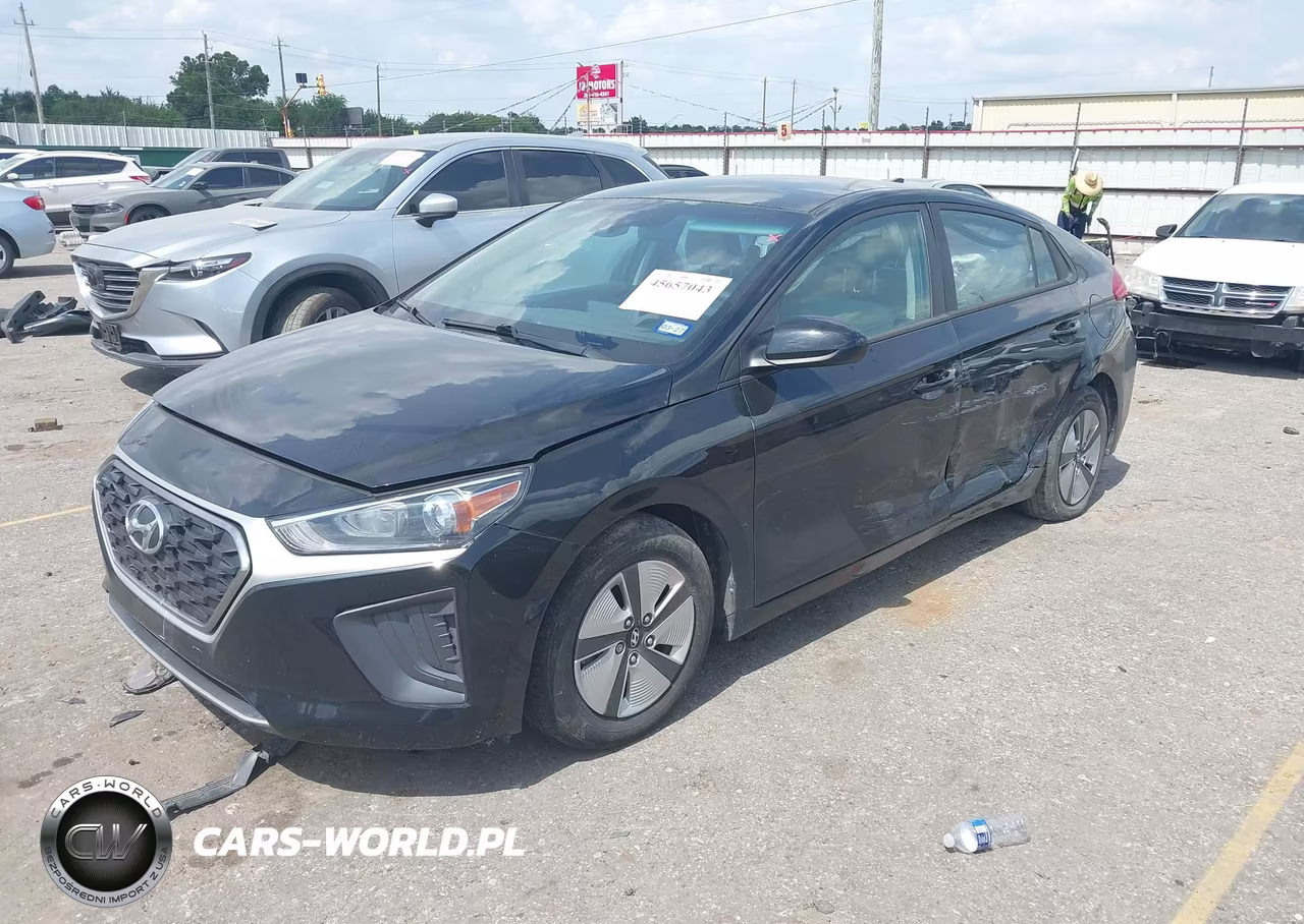 2022 Hyundai Ioniq Hybrid Blue VIN:KMHC65LC9NU281435 - 2