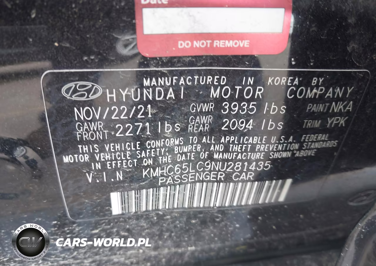 2022 Hyundai Ioniq Hybrid Blue VIN:KMHC65LC9NU281435 - 9