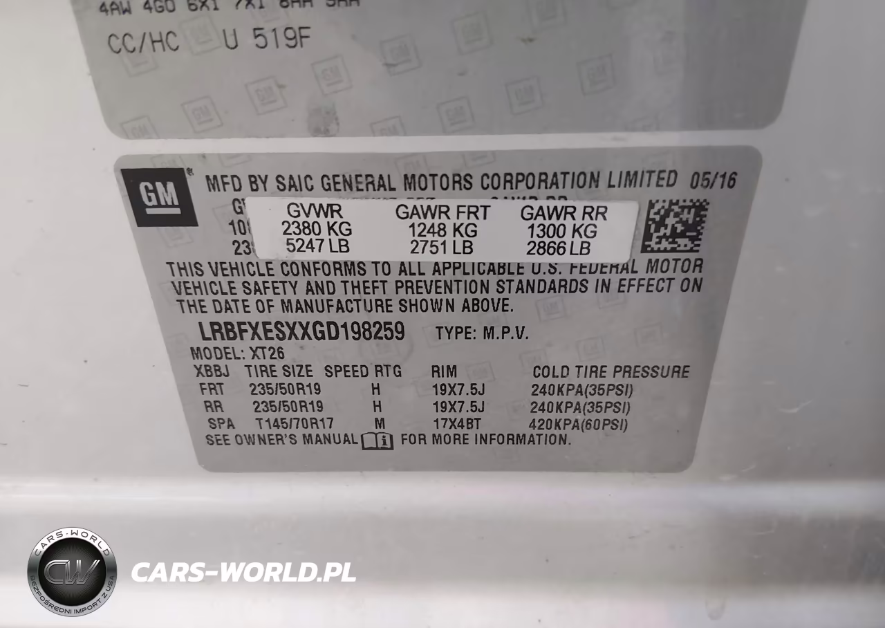2016 Buick Envision Premium I VIN:LRBFXESXXGD198259 - 9