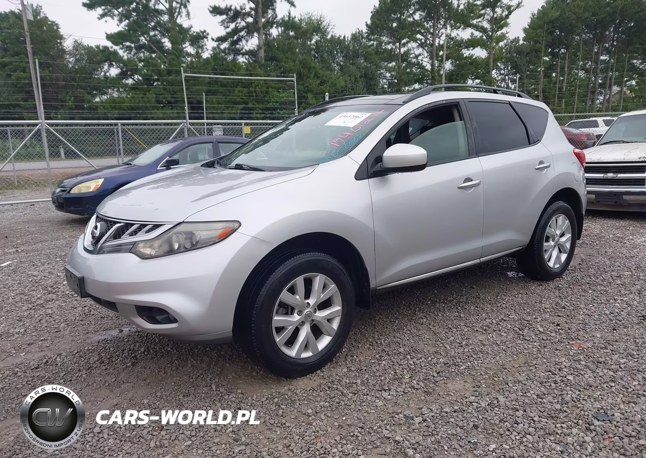 2011 Nissan Murano Sl VIN:JN8AZ1MW5BW154612 - 2