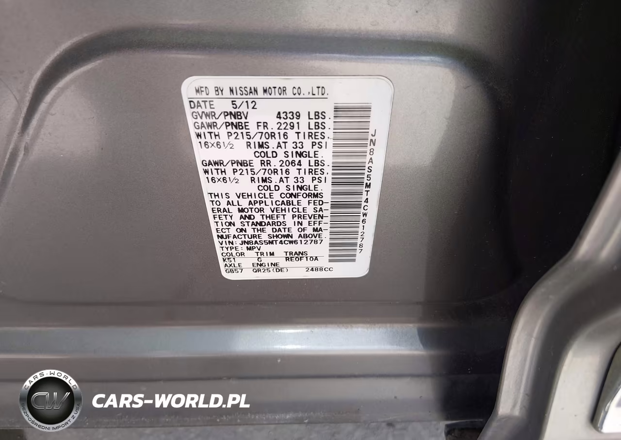 2012 Nissan Rogue S VIN:JN8AS5MT4CW612787 - 9