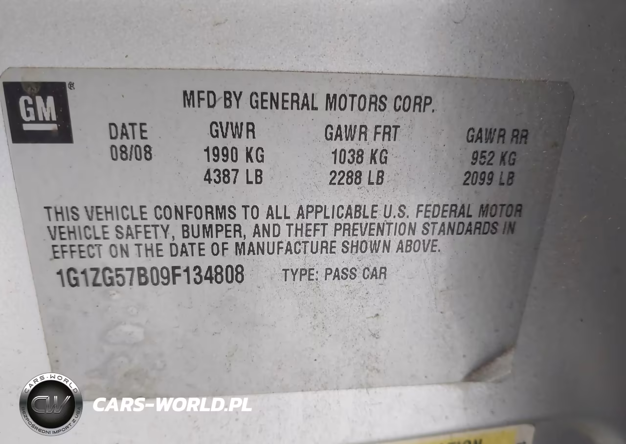 2009 Chevrolet Malibu Ls VIN:1G1ZG57B09F134808 - 9