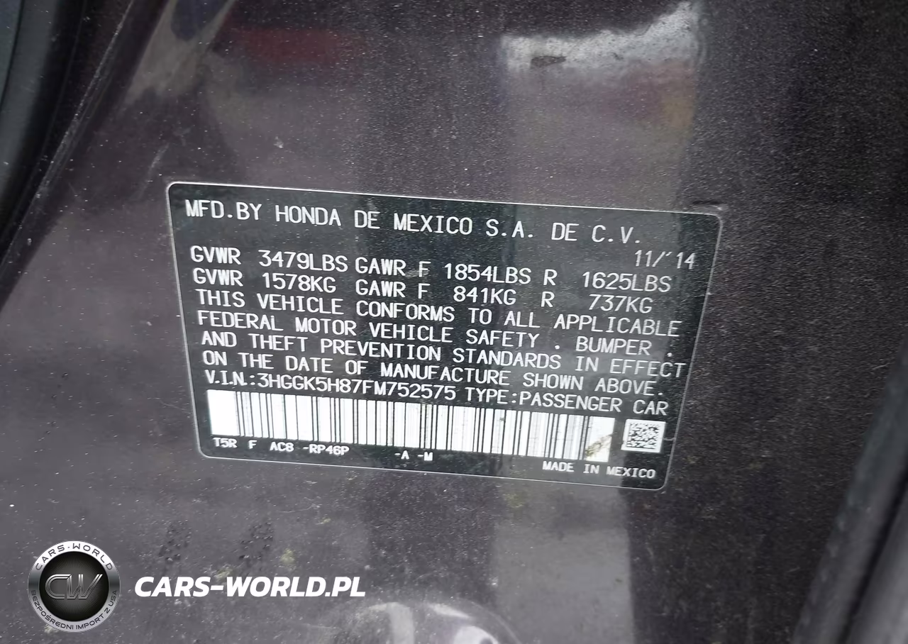 2015 Honda Fit Ex-Ex-L VIN:3HGGK5H87FM752575 - 9