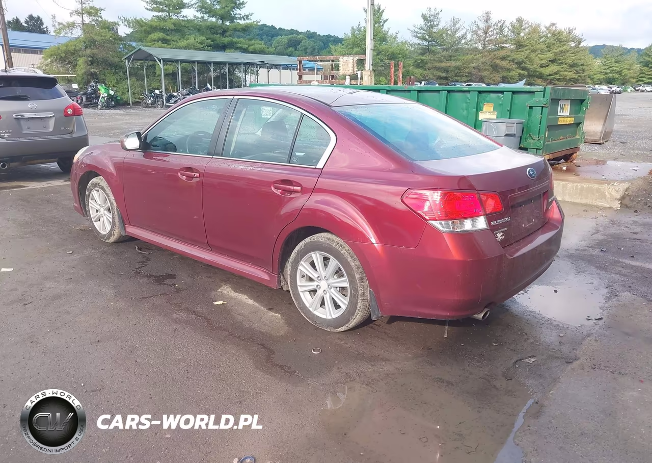 2011 Subaru Legacy 2.5I Premium VIN:4S3BMBG64B3252161 - 3