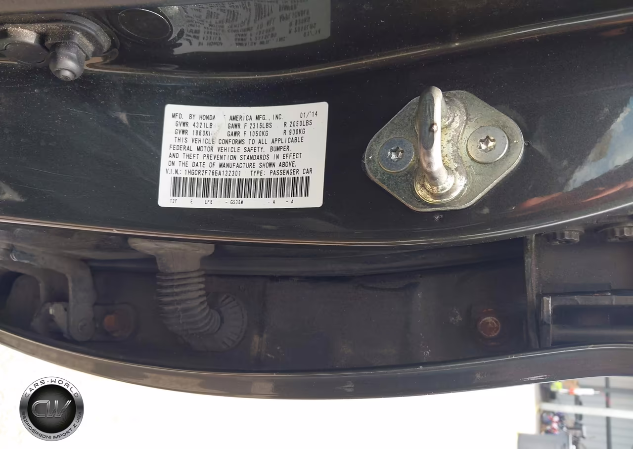 2014 Honda Accord Ex VIN:1HGCR2F76EA132301 - 9
