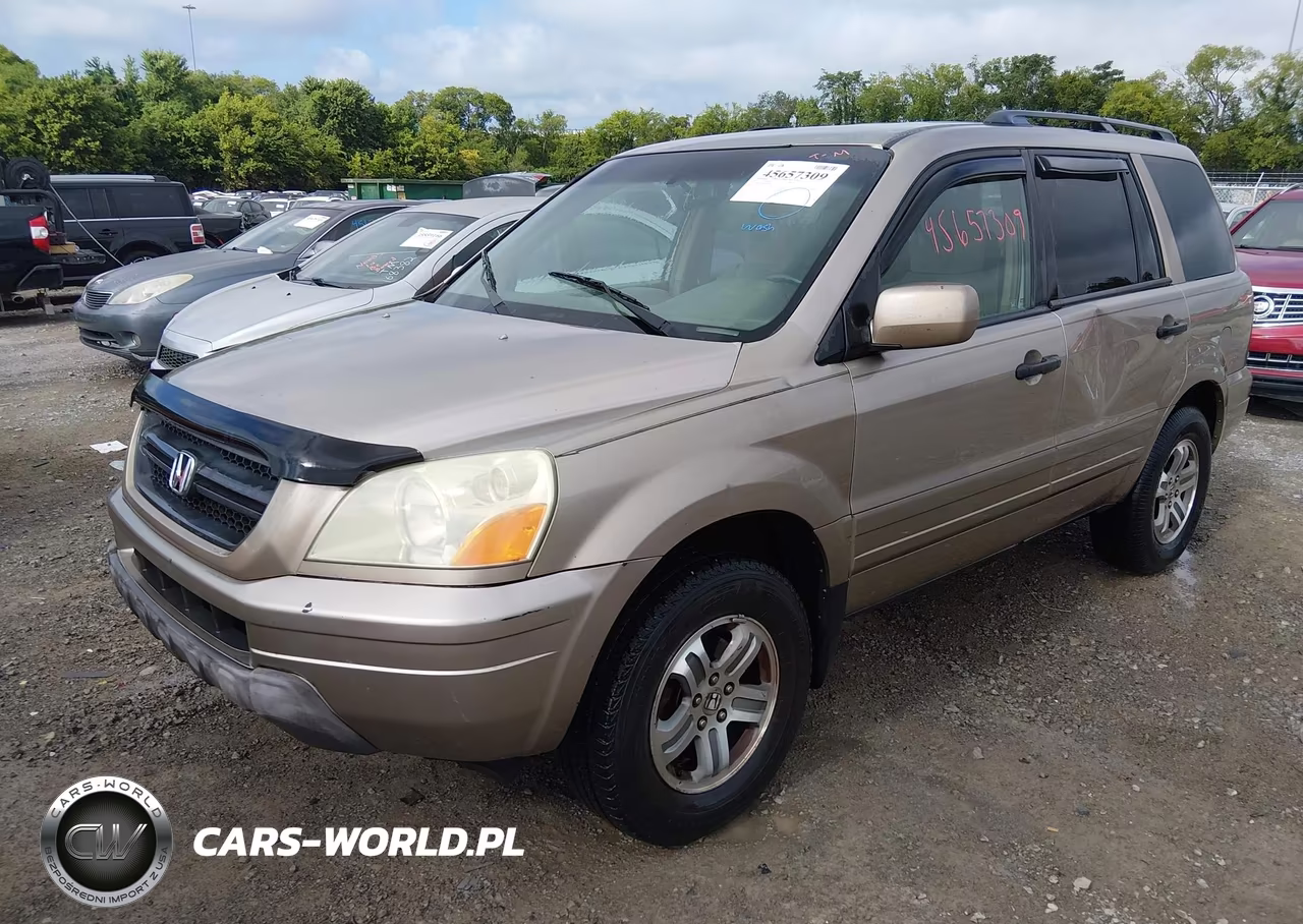 2004 Honda Pilot Ex VIN:2HKYF18444H603296 - 2
