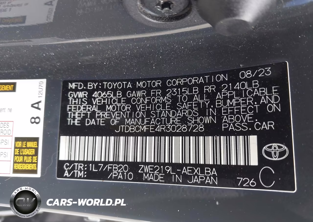 2024 Toyota Corolla Hybrid Le VIN:JTDBCMFE4R3028728 - 9