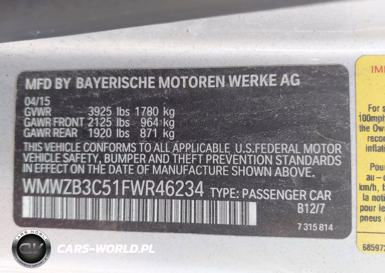 2015 Mini Countryman Cooper VIN:WMWZB3C51FWR46234 - 9