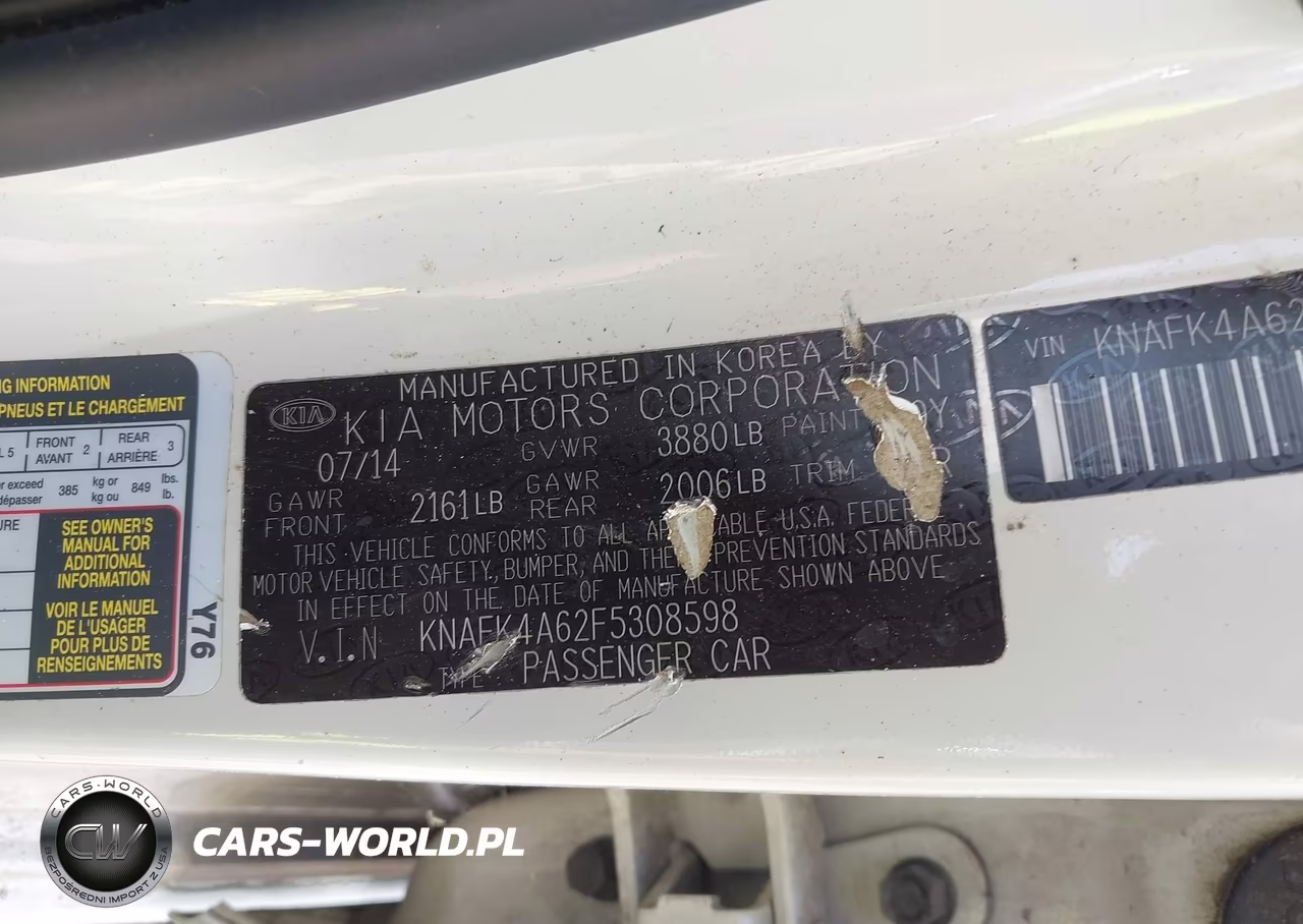 2015 Kia Forte Lx VIN:KNAFK4A62F5308598 - 9