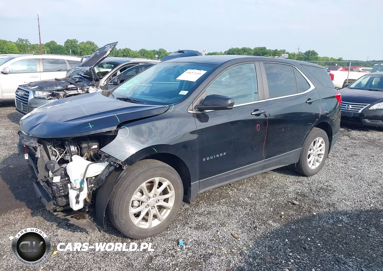 2021 Chevrolet Equinox Awd Lt VIN:3GNAXUEV1ML398704 - 2