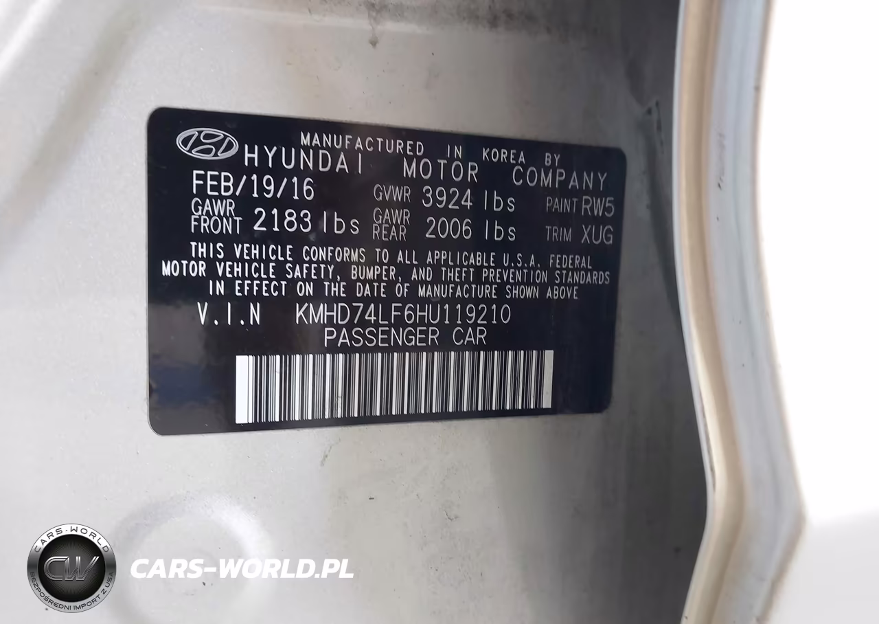 2017 Hyundai Elantra Se VIN:KMHD74LF6HU119210 - 9