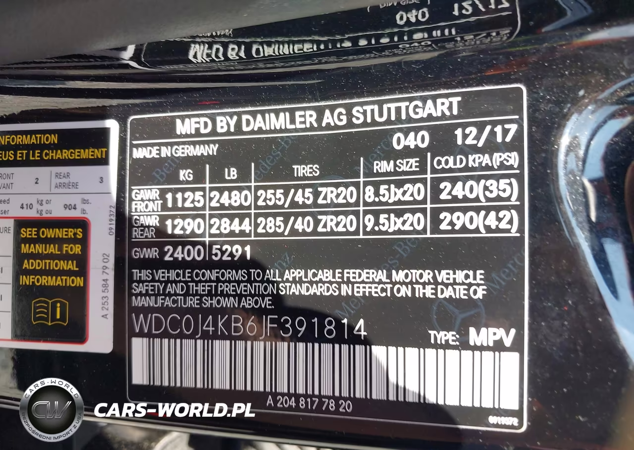 2018 Mercedes-Benz Glc 300 Coupe 4Matic VIN:WDC0J4KB6JF391814 - 9