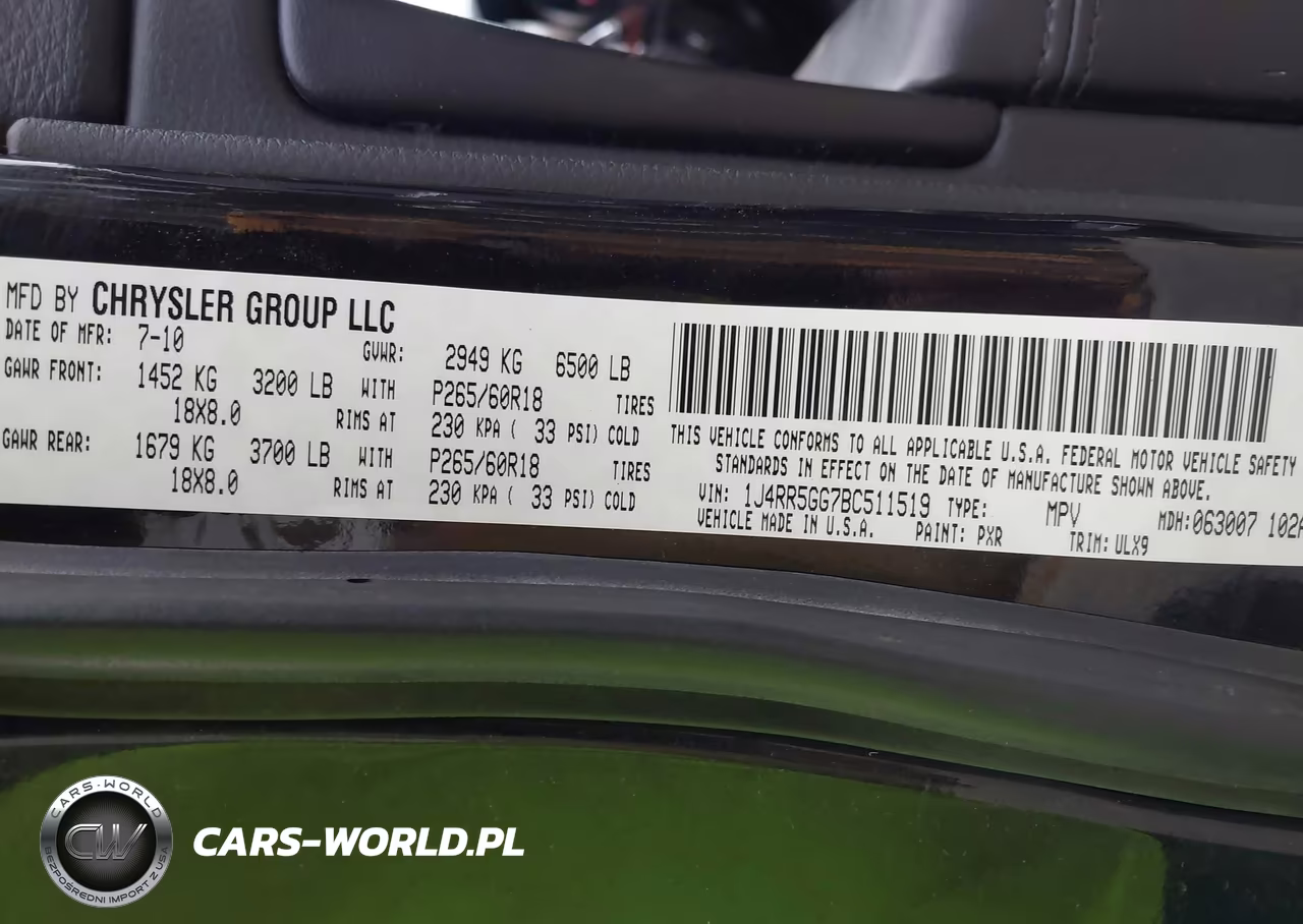 2011 Jeep Grand Cherokee Limited VIN:1J4RR5GG7BC511519 - 9