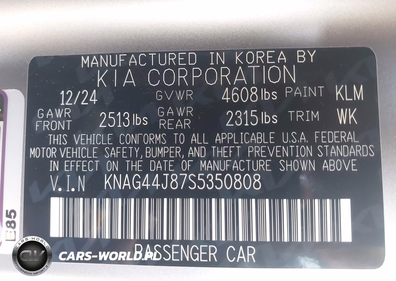 2025 Kia K5 Gt VIN:KNAG44J87S5350808 - 9