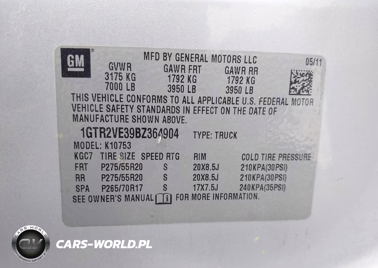 2011 GMC Sierra 1500 Sle VIN:1GTR2VE39BZ364904 - 9