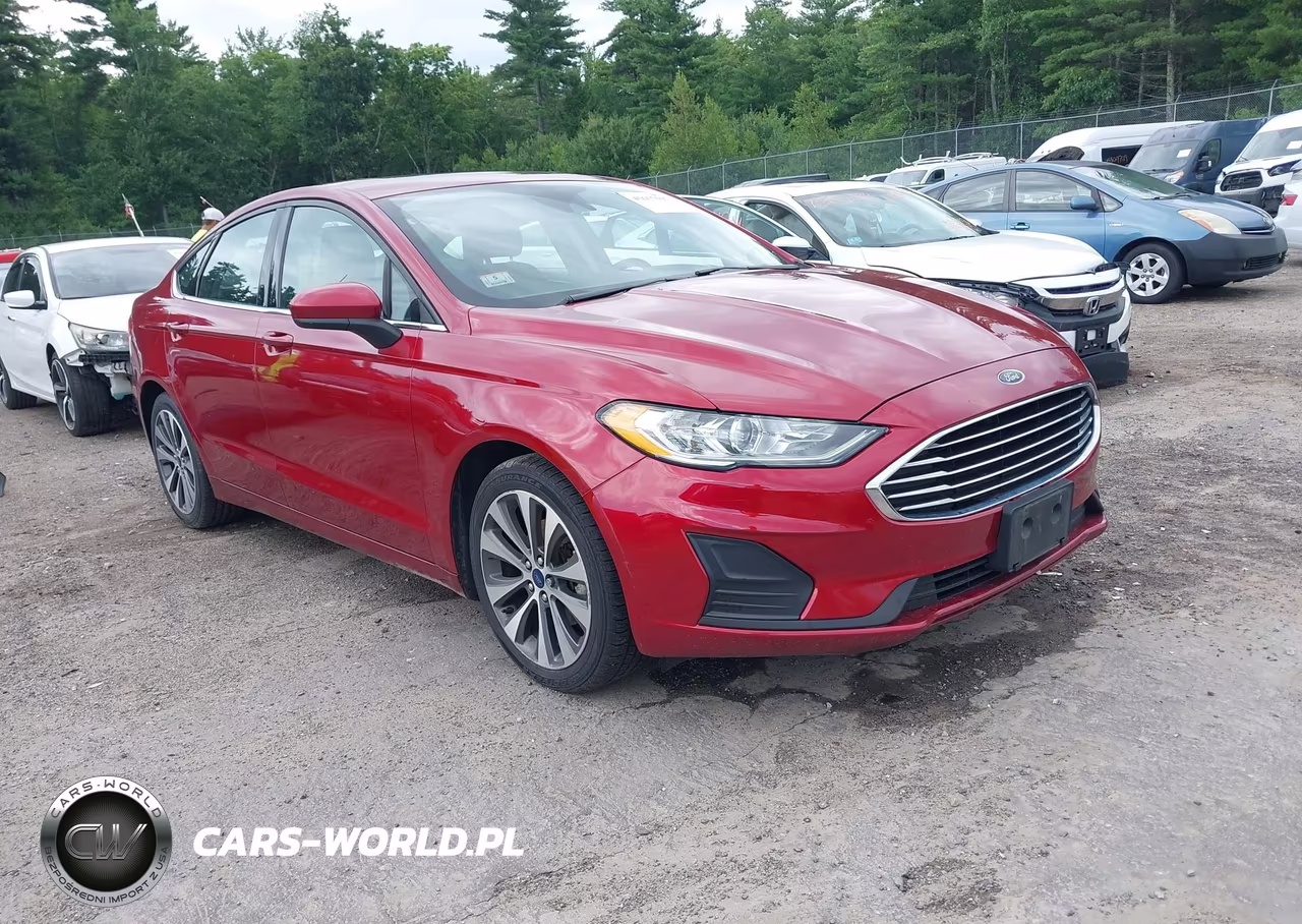 2019 Ford Fusion Se VIN:3FA6P0T96KR227847 - 1