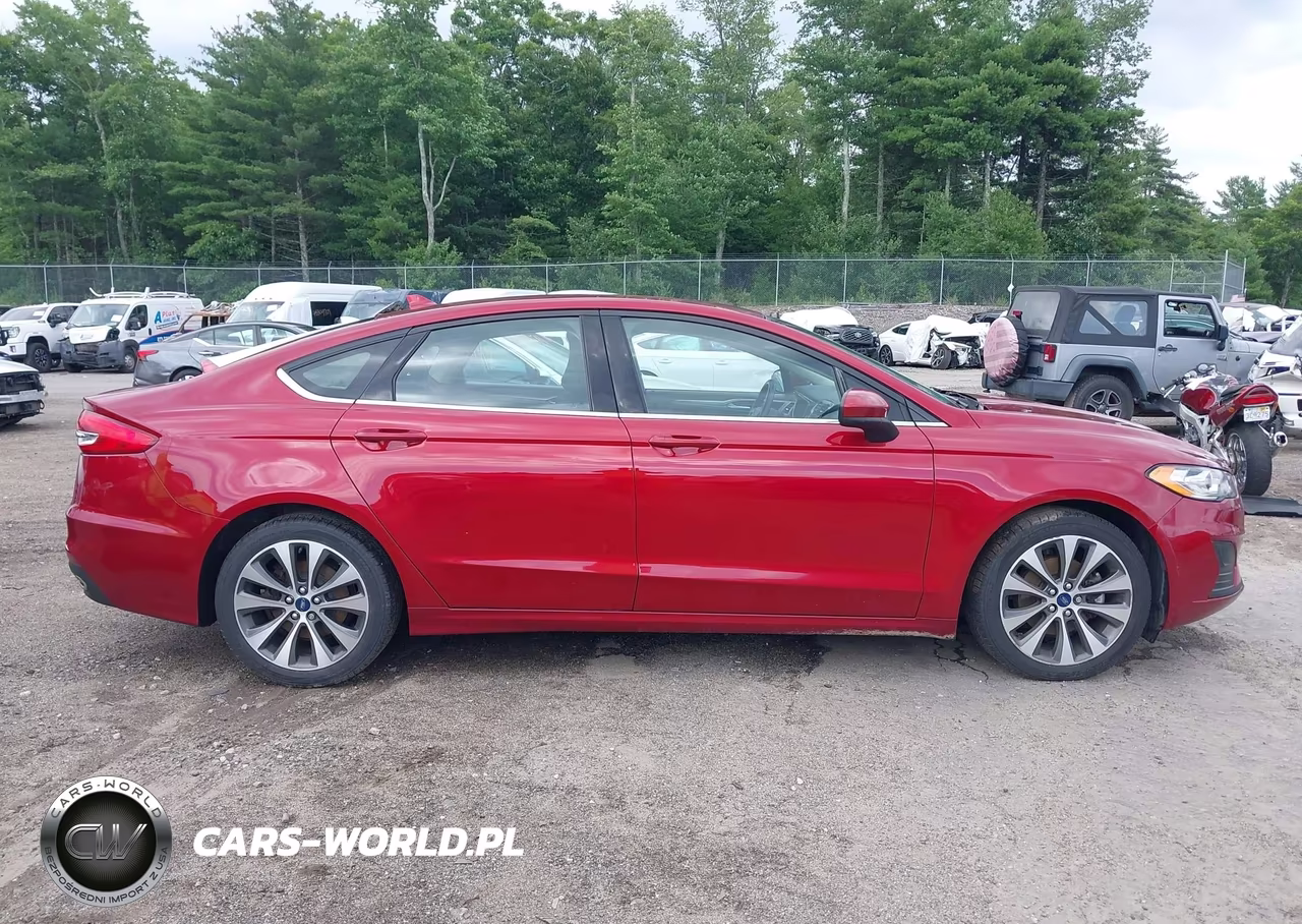 2019 Ford Fusion Se VIN:3FA6P0T96KR227847 - 13