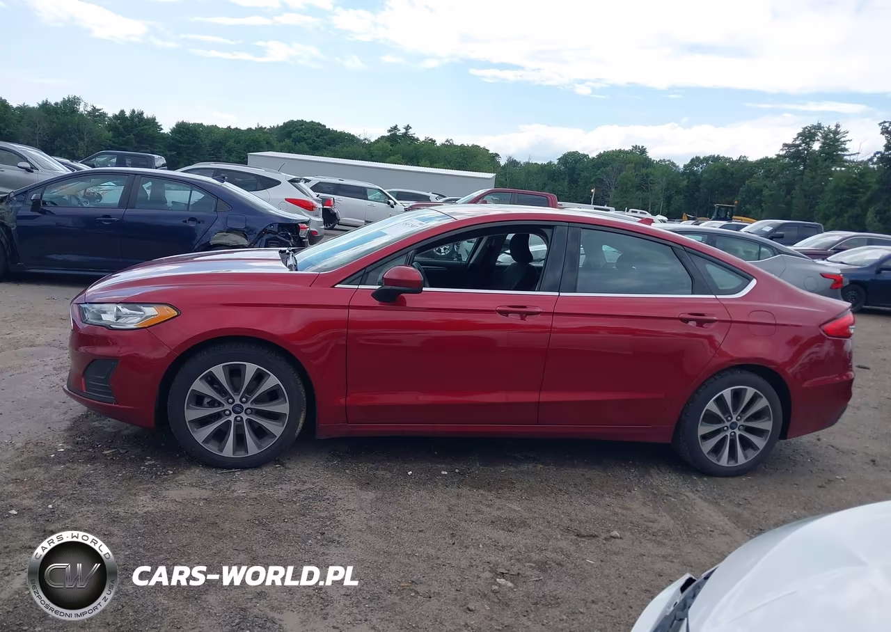 2019 Ford Fusion Se VIN:3FA6P0T96KR227847 - 14