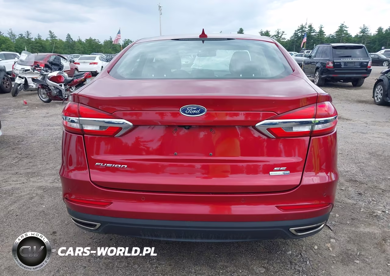 2019 Ford Fusion Se VIN:3FA6P0T96KR227847 - 16