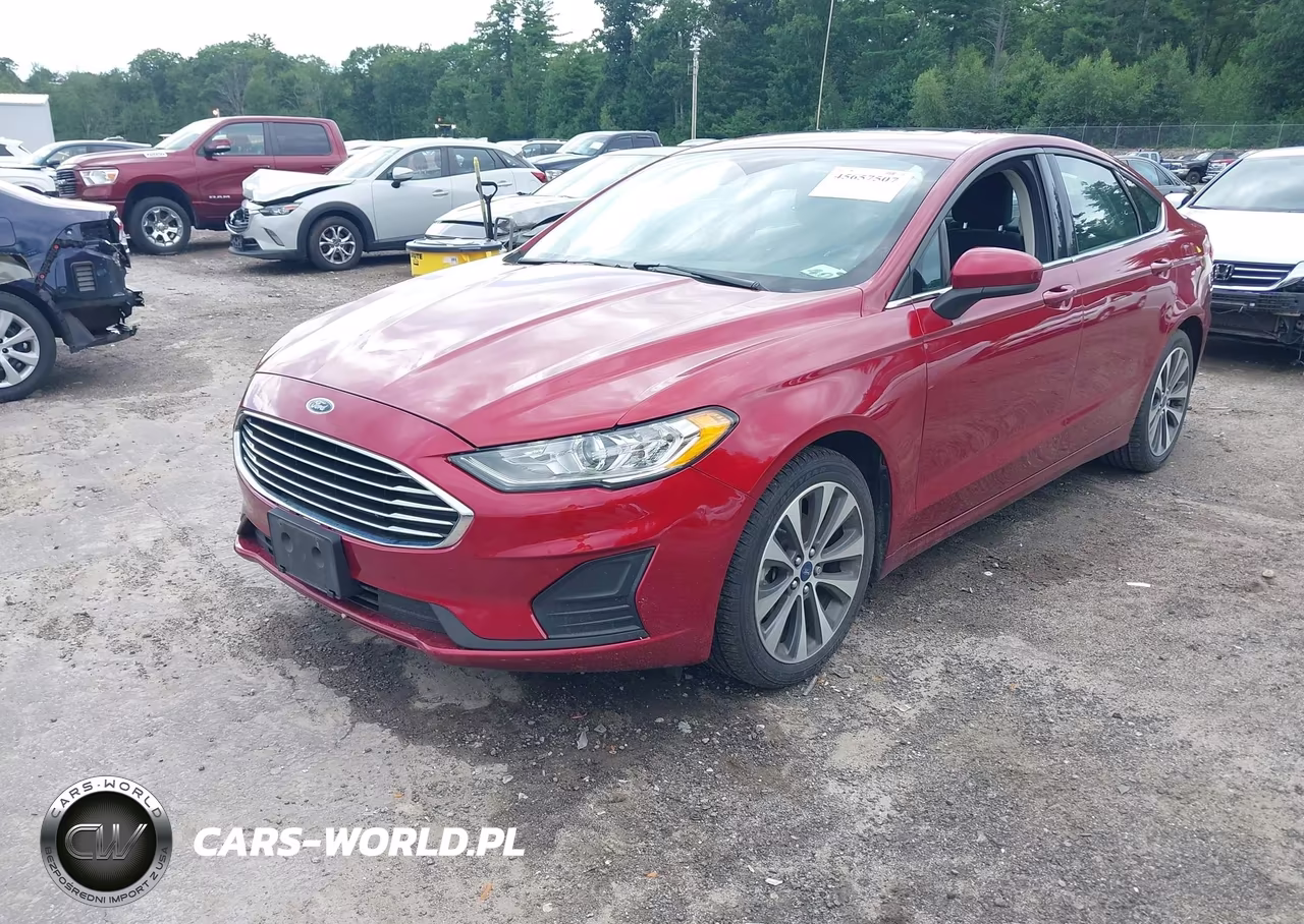 2019 Ford Fusion Se VIN:3FA6P0T96KR227847 - 2