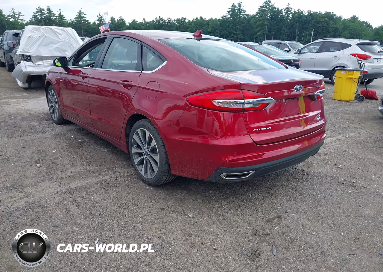 2019 Ford Fusion Se VIN:3FA6P0T96KR227847 - 3