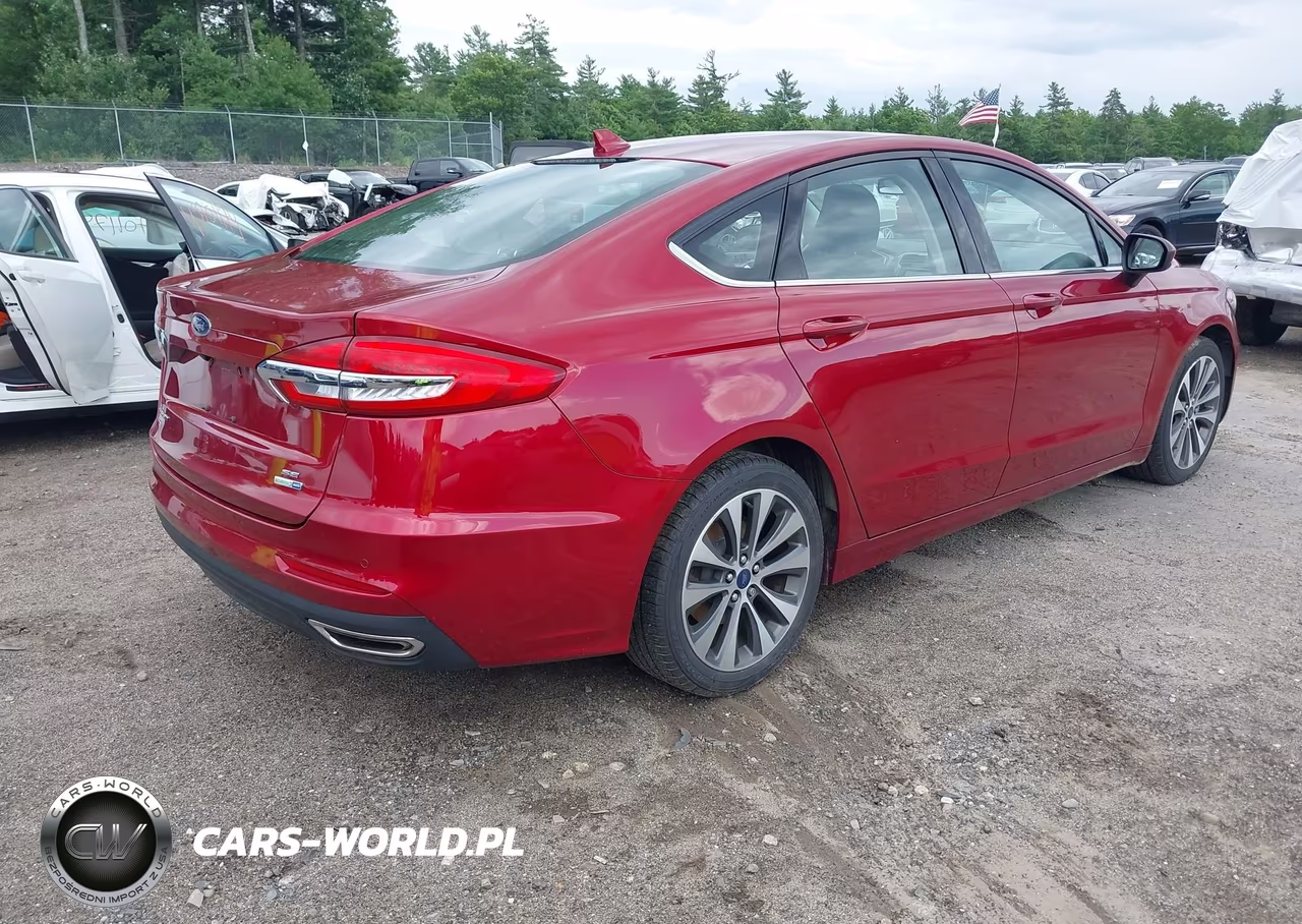 2019 Ford Fusion Se VIN:3FA6P0T96KR227847 - 4
