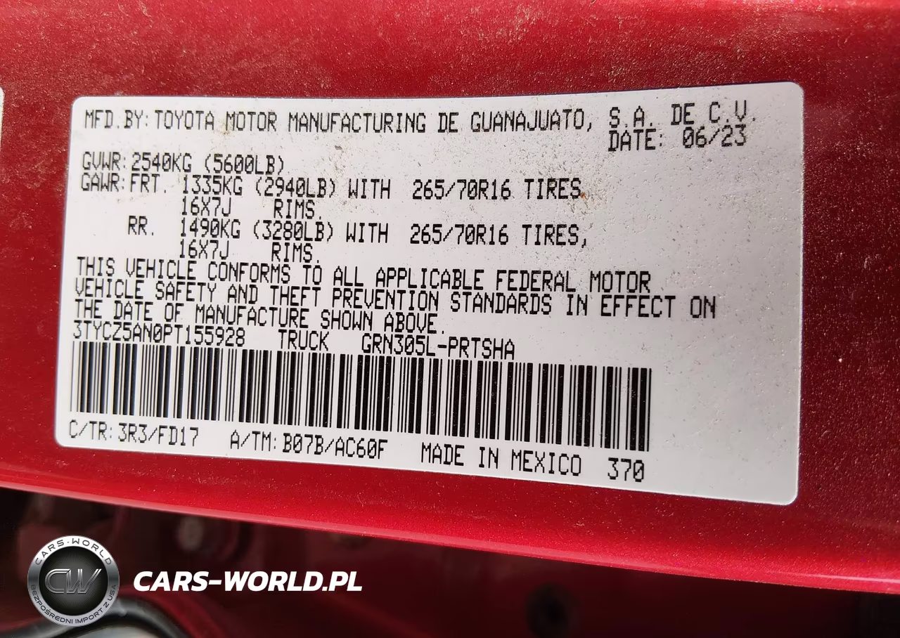 2023 Toyota Tacoma Trd Off Road VIN:3TYCZ5AN0PT155928 - 9